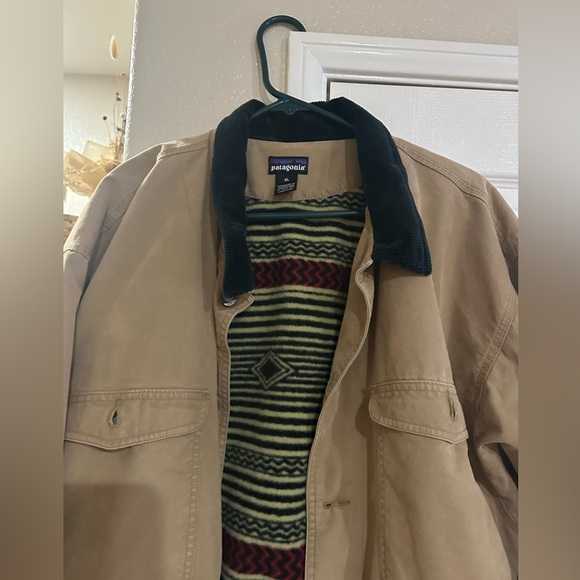 Patagonia vintage Nuevo range coat barn jacket work wear aztec synchilla - Picture 2 of 16